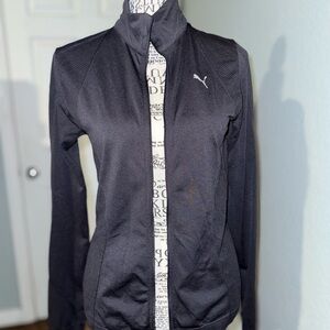 Puma Black Full-Zip Track Jacket